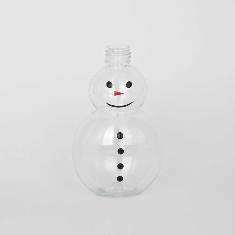 snowman shaped bottles
